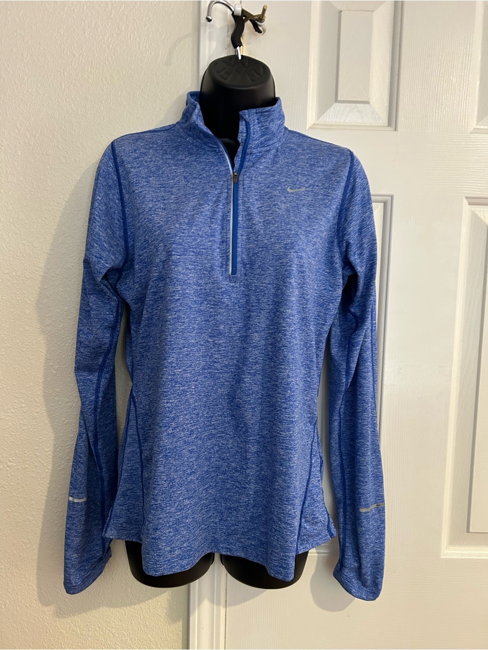 Nike Women’s Heathered Royal Blue Quarter-Zip Pullover